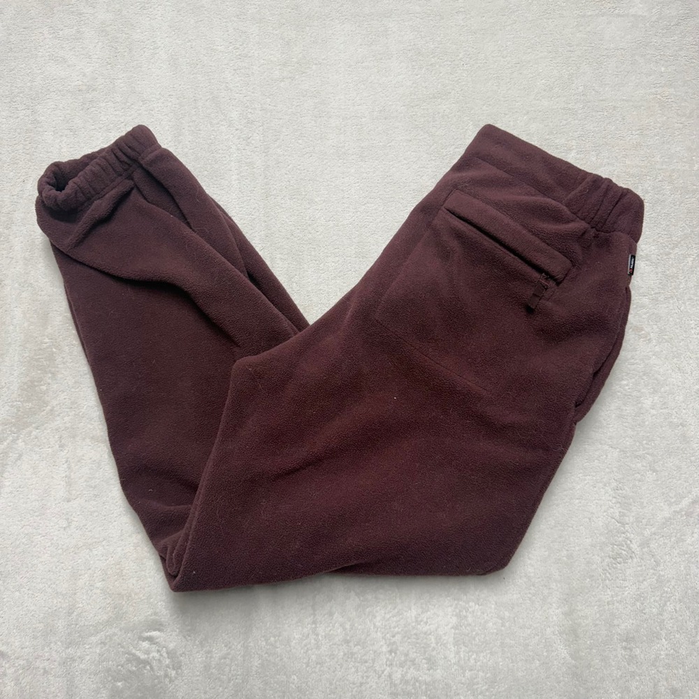 Nike SB Mens Polar Fleece Joggers Burgundy Maroon Belted Pants AQ8037-652 L